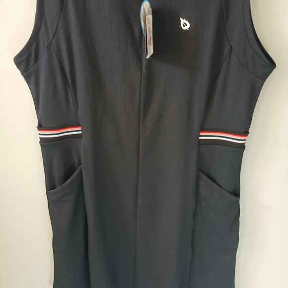 Baleaf Athletic Women's Sleeveless Quarter Zip Dress Mini Keyhole Size 2XL - Picture 6 of 15